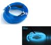 Tira LED Interior de Coche Luz Decorativa de Ambiente Tira Guía Cable Luminoso El 12V Tira de Luz Fría Luz Nocturna Ultra Delgada Flexible