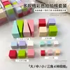 Novo Conjunto de Esponjas Coloridas para Nail Art Blush Degradê Triângulo Mini Bloco de Tofu Clipe de Garra para Caneta