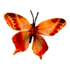 Cabeza de Flor de Mariposa de Goma Suave de Plástico, Decoración del Hogar con Flores Artificiales, Arreglo de Boda, Adornos al por Mayor, Decoración de Mesa para Exteriores