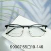 Nueva Moda para Hombre Negocios Montura Cuadrada Ceja Estante Montura de Gafas Tendencia de Moda Mismo Estilo Xiaohongshu Aleación Montura Completa