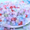 Nueva cuerda para el pelo con cabeza de loto y agujeros mixtos de acrílico, pulsera para niños, decoración casera DIY con pegamento de crema