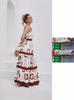 25 Ropa de Verano Europea y Americana Transfronteriza para Mujer Exportación Elegante Casual de una Sola Línea con Encaje Empalmado Vestido de Tirantes 88172