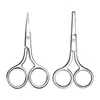 Set de Cortapelos de Nariz para Hombres, Tijeras Manuales de Acero Inoxidable con Cabeza Redonda para Recortar y Limpiar las Fosas Nasales, Adecuado para Mujeres