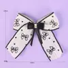 Novos Acessórios de Outono e Inverno Preto e Branco Laço Tulipa Desenho Animado Esponja Algodão Cogumelo Pingente de Boneca DIY Acessórios