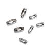 Acero inoxidable 304 hebilla de cintura de cuentas, hebilla de hueso de cuentas, chapado en oro, conexión de cadena de cuentas, hebilla de joyería, accesorios de joyería DIY