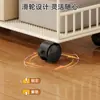 Estante móvel, cesto de armazenamento sob a mesa, solução de armazenamento doméstico para mesas, carrinho com rodas, organizador de estante