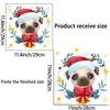 Boneco de Neve de Natal Floco de Neve Adesivos de Banheiro Adesivos de Parede Decorativos para Quarto Banheiro Autoadesivos Atacado Exportação Designs Personalizados