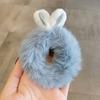 Outono e Inverno de pelúcia orelhas de coelho faixa de cabelo Menina Bonito intestino grosso cabelo corda laço de cabelo laço de cabelo banda Internet celebridade Mori elástico