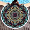 Fornecimento Direto da Fábrica Toalha de Praia Redonda Estampada Xale Toalha de Praia Impressão Digital 3D Mandala Geométrico Tapete de Praia
