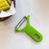 Pelador de acero inoxidable, artefacto pelador de frutas y patatas, pelador de cocina multifuncional para el hogar, cepillo para melones y frutas BH357