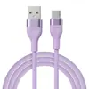 Cabo de Dados de Silicone 60W Tipo-C Duplo Adequado para Celulares Apple e Huawei Cabo de Carregamento Rápido Tipo-C