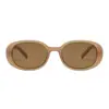 Gafas de Sol Ovaladas de Moda Retro para Mujer, Gama Alta, Modernas, Estilo Callejero, Gafas que Adelgazan el Rostro, Polarizadas, Adelgazantes