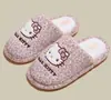 2025 Novas Pantufas de Algodão Estampa Leopardo Gatinho Outono e Inverno Quentes Mop de Chão Antiderrapante Casa Casal Homens e Mulheres