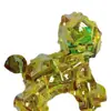 Hoja de Material de Linterna Jacquard Láser Colorida Estéreo 3D de Animales para Linternas DIY de Niños, Linternas Brillantes de Dibujos Animados para Puestos