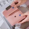 Ventas Directas de Fábrica Nuevo Estilo Corto Moderno Simple a Cuadros Decorativo a la Moda Patrón Lichi para Mujer Color Puro 70% de Descuento Billetera de Estudiante