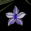 Broche de Estrella de Mar de Lujo Ligero, Corsage Exquisito de Diamantes para Mujer de Gama Alta, Pin de Diseño de Nicho, Nuevos Accesorios para Traje