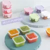 Cajas de Almacenamiento Selladas Engrosadas de Grado Alimenticio Mini para Comida de Mascotas, Cebo de Pesca, Anzuelos, Medicamentos y Joyería