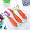 Faca Descascador de Cenoura Criativa Descascador Raspador Multifuncional para Frutas Planeador Descascador de Melão e Frutas Planeador de Melão