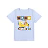 Comercio Exterior Camisetas para Niños Tops para Bebés Ropa Nueva de Verano 2024 Algodón Puro Dibujos Animados Camisetas Modernas para Niños y Niñas Cuello Redondo Mangas Cortas