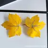 Folhas Simuladas com Cores Ricas, Novas Folhas de Bordo para Fotografia, Adereços de Decoração para Casamentos ao Ar Livre, Artesanato Atacado de Folhas Artificiais
