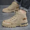 Otoño 2026 Nuevas Botas Martin para Hombre Estilo Británico Botas de Trabajo Moda Coreana Zapatos de Senderismo Zapatos de Hombre de Moda