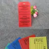 Etiquetas de Pendurar à Prova d'Água de PVC Lisas em Estoque Etiquetas de Pendurar para Roupas Plástico à Prova d'Água e de Óleo Etiquetas Plásticas Certificado de Conformidade à Prova de Óleo