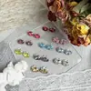 Wuzhou K9 Fondo Transparente Sin Costuras 8*12 Huevo de Paloma Decoración de Diamante Montón de Diamante Transparente Accesible Lujo Manicura Bola de Diamante