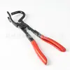 Herramienta de Desmontaje de Abrazadera de Cabeza Abollada de Goma para Tubo de Escape de Coche, Pinzas para Quitar Orejetas del Tubo de Escape Trasero