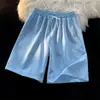 Nuevos shorts deportivos de baloncesto de verano para hombre, pantalones finos de seda helada de secado rápido, shorts casuales hasta la rodilla, siempre en stock