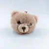Chaveiro Broche Head de Urso de Pelúcia Acessório de Cabelo Artesanal DIY Joias Acessórios de Roupa Componentes de Joias