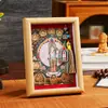 Estatua de Buda Thangka, Retrato de Bodhisattva, Salón Budista, Estudio, Escritorio de Oficina, Marco de Fotos, Pintura Colgante, Adornos de Escritorio de Animales del Zodiaco Budista