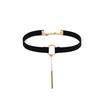 Venta caliente transfronteriza, collar de celebridades en línea de estilo coreano, gargantilla femenina de estilo coreano, cadena de clavícula de encaje, joyería de cadena de clavícula al por mayor