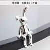 Decoración de Conejo de Orejas Largas Electrochapado Moderno Nórdico Sentido Avanzado Lujo Ligero Coche Sala de Estar Decoración de Juego de Moda Decoración Suave para el Hogar Decoración