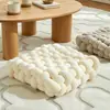 Cojín cuadrado tejido estilo nórdico ins transfronterizo, cojín para sofá, almohada para siesta en la oficina, cojín anudado, dropshipping