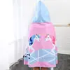 El fabricante personaliza toallas de baño para niños, ponchos, batas con capucha, estampado digital de dibujos animados, toallas de baño ponibles, personalizables con tu propio diseño