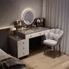 Tocador tocador de maquillaje moderno dormitorio simple 2026 nuevo apartamento pequeño dormitorio principal tocador de cajones mesita de noche integrada