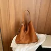 Nova Bolsa Tote Estilo Vintage Preguiçoso 2026 para Mulheres, Bolsa de Ombro de Grande Capacidade para o Dia a Dia, Bolsa Saco Estilo Minimalista Europeu e Americano