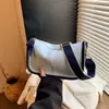 Versátil Bolso de Mezclilla Color Block para Mujer, Nueva Moda Verano 2026 Gran Capacidad para Viajar al Trabajo Bolso de Hombro Cruzado
