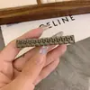 Pasador de Pelo con Lazo Brillante de Diamante Plateado de Lujo Ligero, Pinza Dulce y Fresca para Flequillo Lateral de Niña, Pinza de Pato de Aspecto Elevado