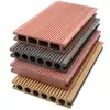Deckamento Composto de Madeira-Plástico para Exterior Pátio Terraço Externo Anti-Corrosão Madeira Maciça Sem Emendas Placa Composta de Madeira-Plástico Co-extrudida Instalação de Piso para Varanda