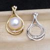 Pingente de cabaça em prata S925 porta vazio temperamento feminino porta-pérola DIY 11,2-11,4 acessórios de pingente mabei 5741