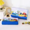 Almohada de Látex de Seda de Hielo Infantil de Dibujos Animados Almohada de Látex Doméstica para Estudiantes de Verano Almohada Natural para Protección del Cuello Transpirable