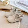 Otoño 2026 Nuevas Botas Infantiles Estilo Británico Botines Dulces y Modernos con Lazo para Niñas y Niños Mayores Botas Martin