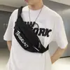 Bolsa Transversal para Homens, Bolsa de Cintura Esportiva Ins, Bolsa de Ombro Casual da Moda, Bolsa Transversal Pequena de Personalidade para Estudantes, Bolsa de Peito Versátil
