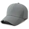 Boné de Baseball Liso Transfronteiriço para Homens e Mulheres, Chapéu de Aba Curva com Proteção Solar Ajustável, Chapéu Versátil Simples Tendência para Primavera e Verão