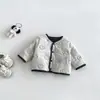 Conjunto Reversible de Algodón a Cuadros Dianxi para Bebés y Niños Pequeños, Capa Base Sencilla, Pantalones Jogger Forrados de Felpa de Invierno para Niños, Conjunto de Tres Piezas
