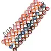 Contas de Vidro com Padrão Espiral de Alta Qualidade com Furo Reto, Contas Redondas Soltas, Contas para Oração DIY Feitas à Mão, Pulseira Wenwan, Colar para Pet