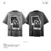 Camiseta de manga corta con estampado retro americano de algodón pesado de 250 g, para hombre y mujer, de verano, de marca de marea suelta, comercio exterior transfronterizo al por mayor
