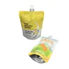 Bolsa con Boquilla de Agua Rica en Hidrógeno de 350 ml, Bolsa Stand-Up de Papel de Aluminio de Alta Barrera, Bolsa de Empaque para Líquidos como Jugo y Vino Auto-Soportable