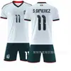 2526 Copa del Mundo No. 14 Jersey de Casa Blanco 9 Raul 22 Losano México Uniforme de Fútbol de Visitante Conjunto